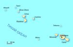 Географическая карта Таити