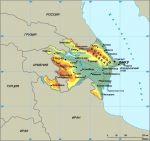 Географическая карта Азербайджана