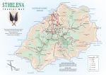 Географическая карта острова Святой Елены