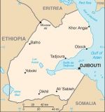 Географическая карта Джибути