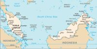 Географическая карта Малайзии