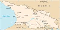 Географическая карта Грузии