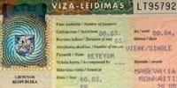 Изменились правила получения визы в Литву