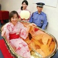 Неизвестные злоумышленники выкрали драгоценную ванну из самой роскошной гостиницы Токио 