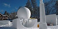 Фестиваль снежных фигур – в швейцарской горной деревне