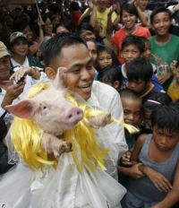 Свиной фестиваль прогремел на Филиппинах