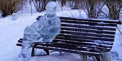 Выставка ледяных скульптур в Минске