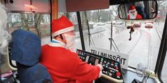 По Таллину будет ездить рождественский трамвай