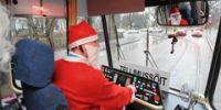 По Таллину будет ездить рождественский трамвай