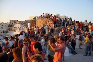 В Греции полно туристов