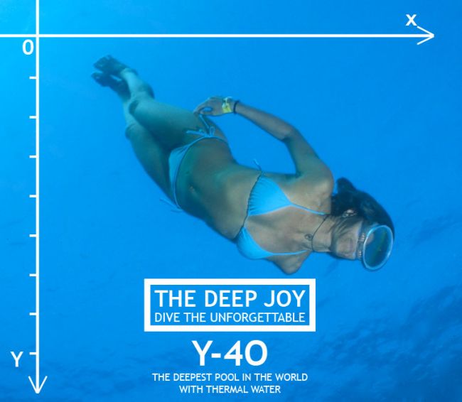 В Италии построили бассейн глубиной 40 метров
