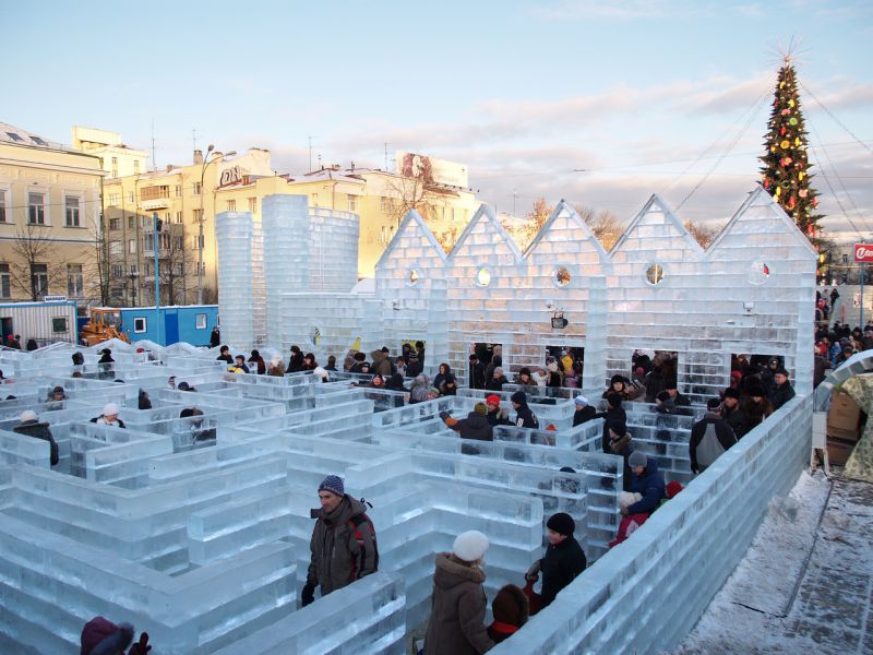 В столице России создали ледовый конструктор 