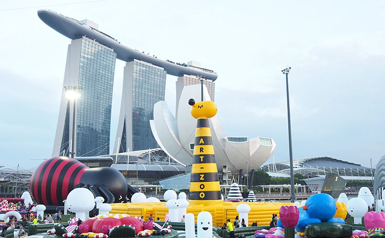 В Сингапуре вновь заработает Art-Zoo Inflatable Park