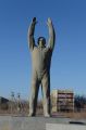 Памятник первому космонавту на Байконуре