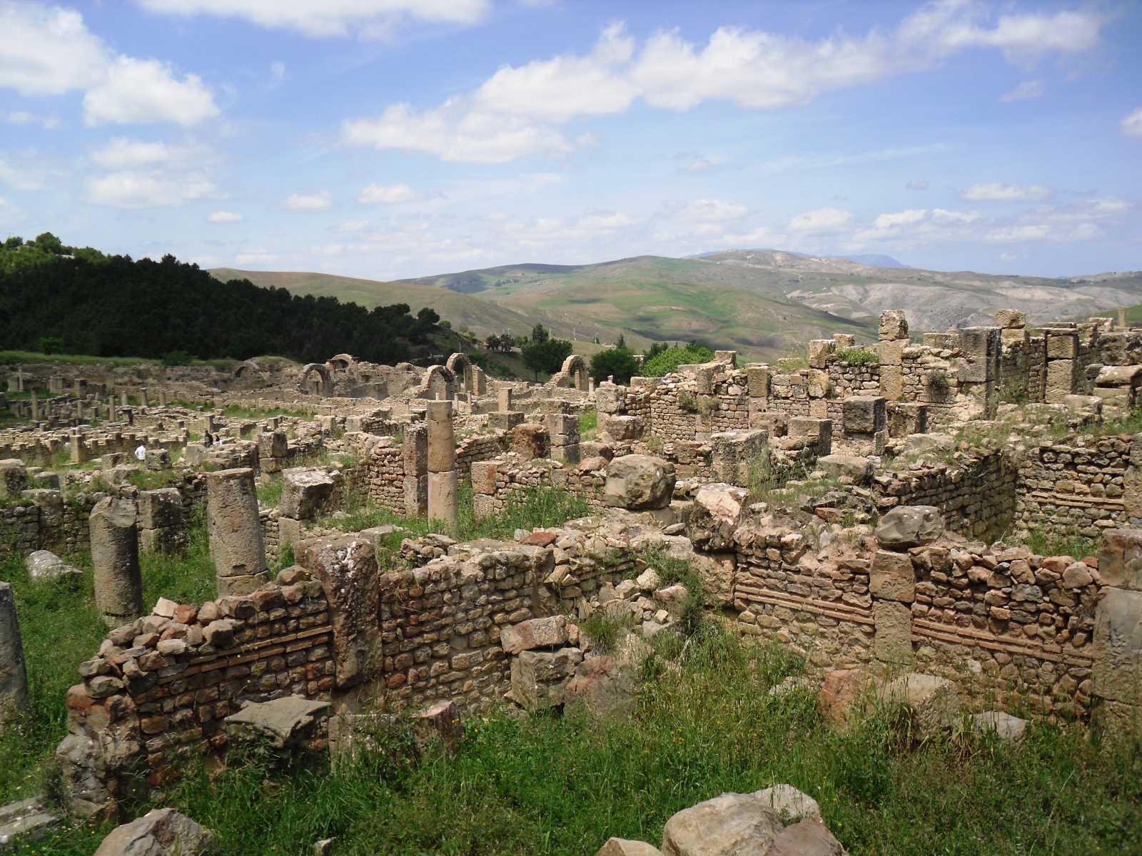 Джемила — руины древнего римского города в Алжире - Джемила, Алжир фото #7465