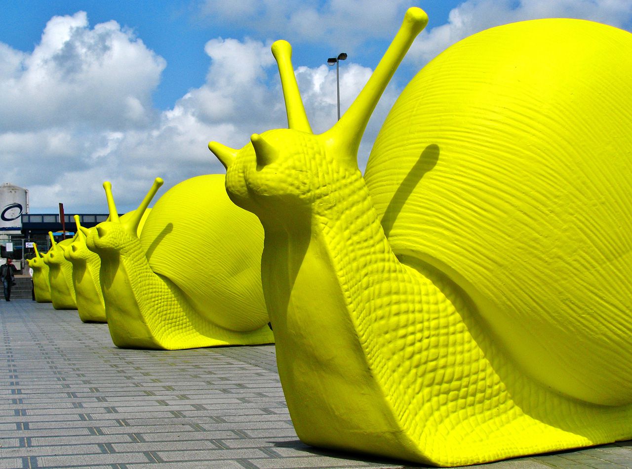 Скульптуры улиток в Остенде - Остенде, Бельгия фото #32287