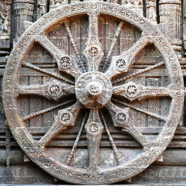 The Wheel of Time at Konarak - Индия фото #2544