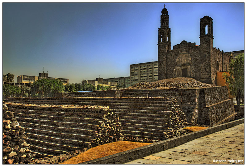 The 3 cultures plaza - Мехико, Мексика фото #2708