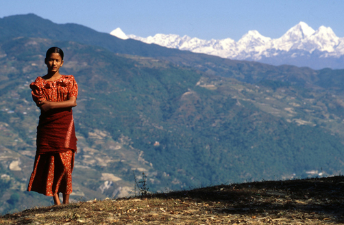 Himalayan girl - Непал фото #3350