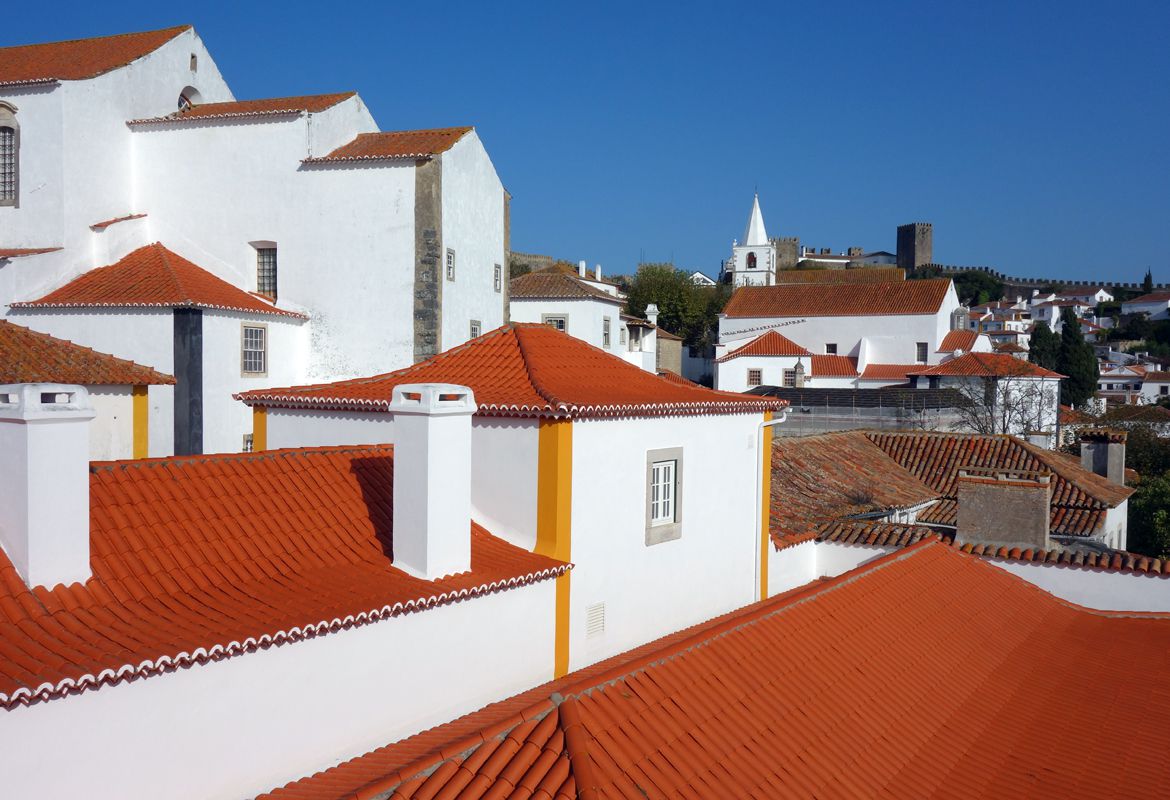 Крыши домов, Обидуш - Обидуш, Португалия фото #33014