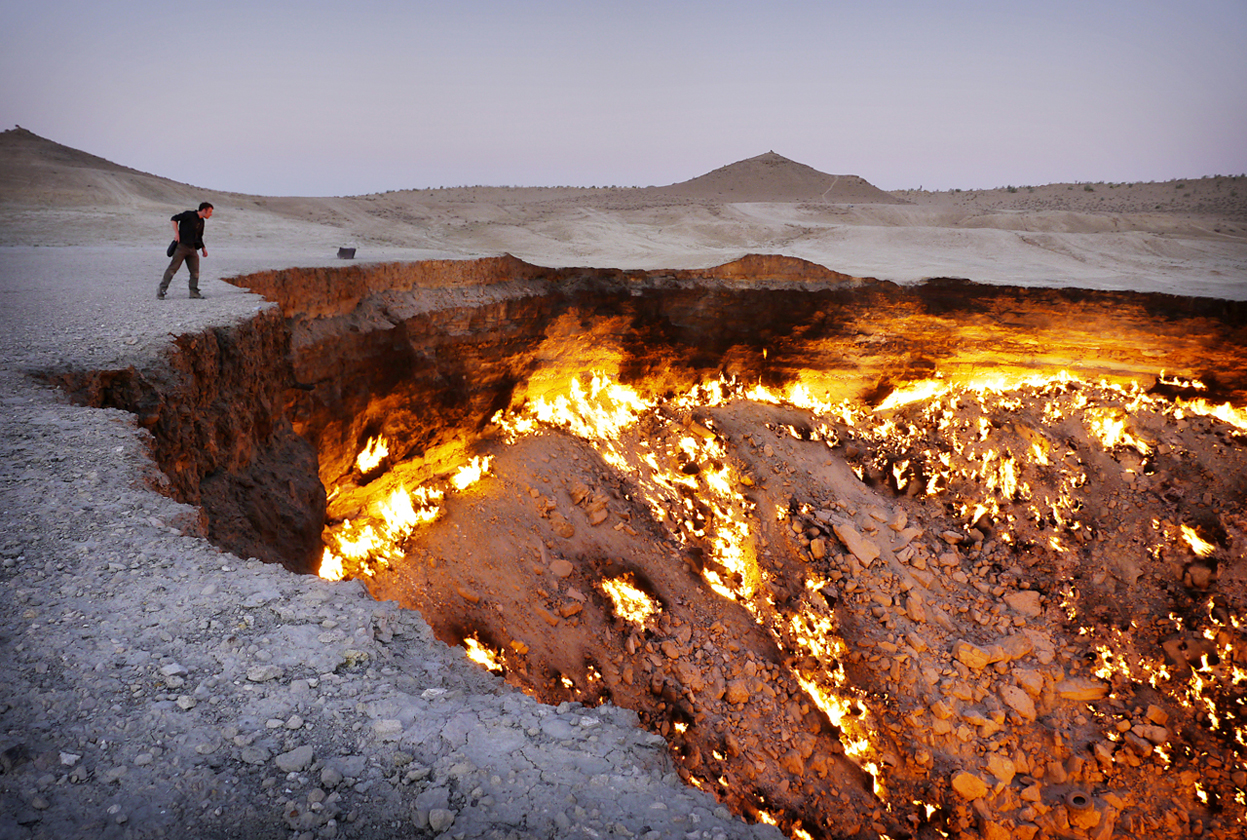 Газовая дыра Дарваза - Туркменистан фото #7773