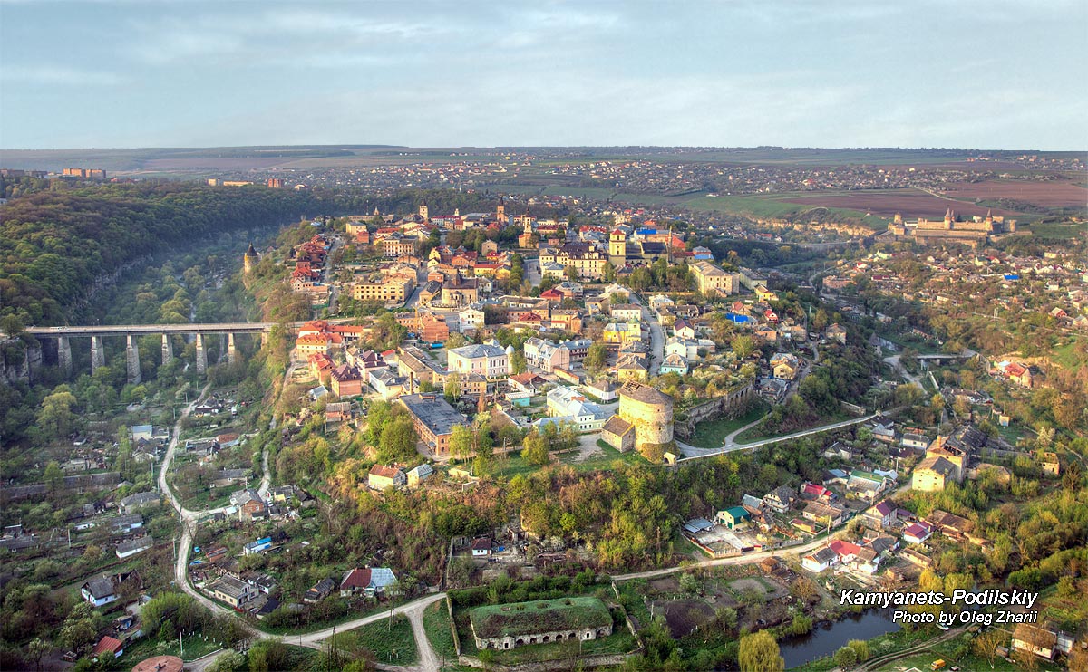 Каменец-Подолский с высоты птичьего полета - Каменец-Подольский, Украина фото #4559