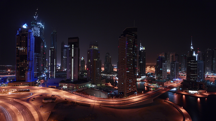 Ночь в Дубаях - Дубаи, ОАЭ фото #4325