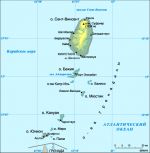 Географическая карта Сент-Винсента и Гренадин