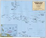 Географическая карта Микронезии