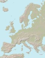 Географическая карта Европы