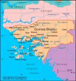 Географическая карта Гвинеи-Бисау
