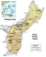 Географическая карта Гуама