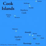 Географическая карта Островов Кука