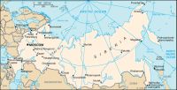 Географическая карта России