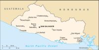Географическая карта Сальвадора