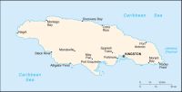 Географическая карта Ямайки