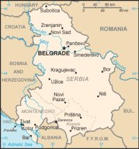 Географическая карта Черногории