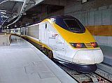 Все большее количество пассажиров использует скоростной поезд между Великобританией и континентально