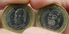 Фальшивомонетчики отчеканили евро с изображением Гомера Симпсона