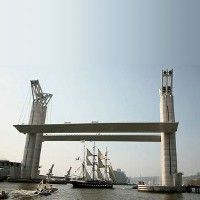Крупнейший разводной мост в Европе открыт во Франции