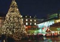 На главной рождественской елке в Лондоне зажглись огни  