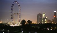 Сингапур: с нового колеса обозрения видна Малайзия и Индонезия