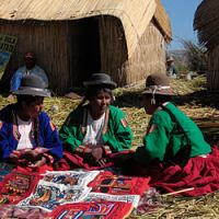 Индейцы Боливии подрабатывают гидами