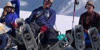 Соревнования на снегоступах – на горнолыжном курорте Италии
