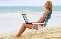 На выбор пляжа влияет наличие бесплатного Интернета