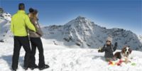 На горнолыжных курортах Европы полно снега
