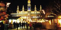 Рождественский рынок открывается в Вене