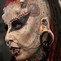 В Дрездене прошла ярмарка худших татуировок