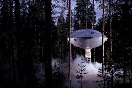 В Швеции появился отель похожий на НЛО