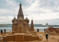 Фестиваль песчаных скульптур в Петербурге
